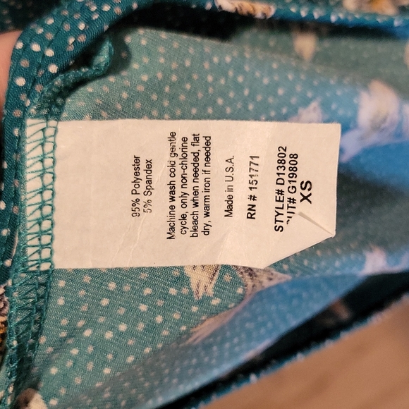 Kaileigh Floral Faux Wrap Dress - Picture 6 of 7